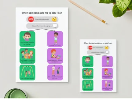 Visual - When someone asks if I want to play